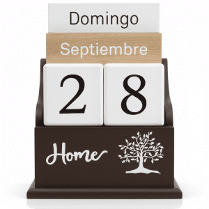Calendario de madera